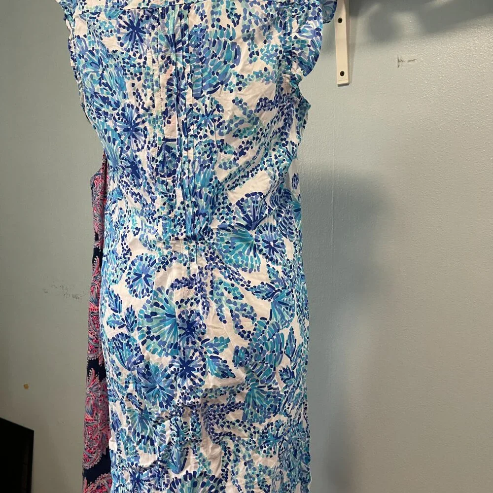 Lilly Pulitzer Dress Joan Tunic Dress, Shell Me You Love Me Size M - Picture 3 of 6